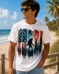 Patriotic Sasquatch Graphic Tee👣🌲