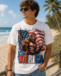 Bigfoot 'MERICA Patriotic Graphic Tee