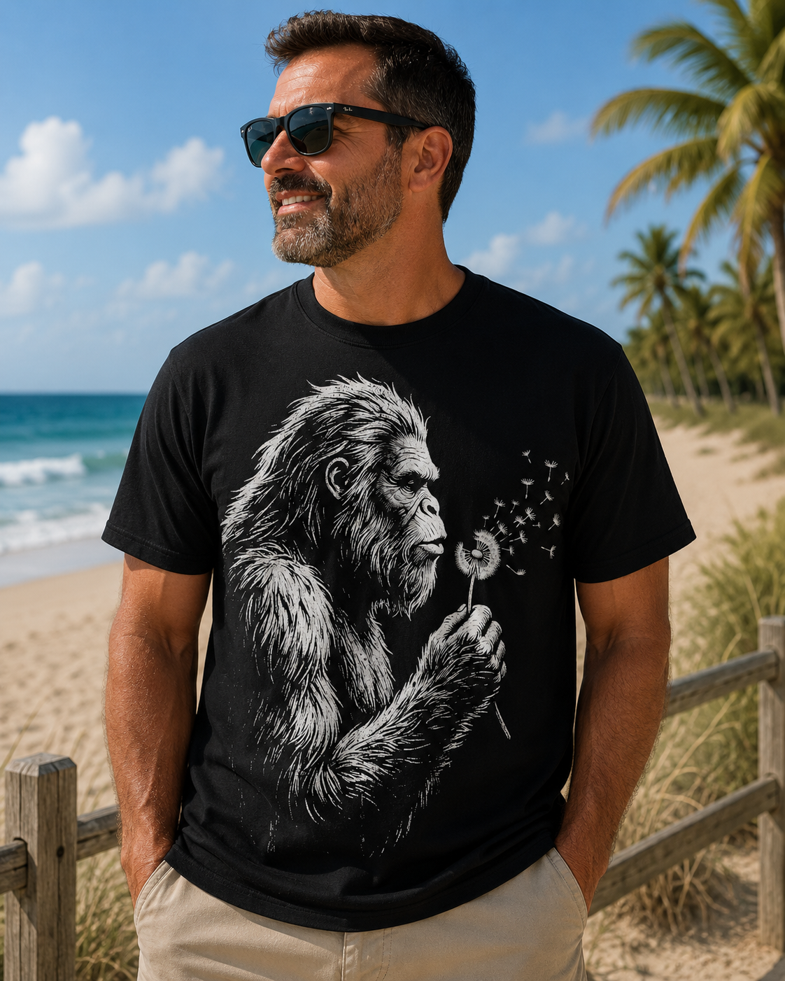 🌿 Bigfoot Dandelion Graphic Tee 🌿