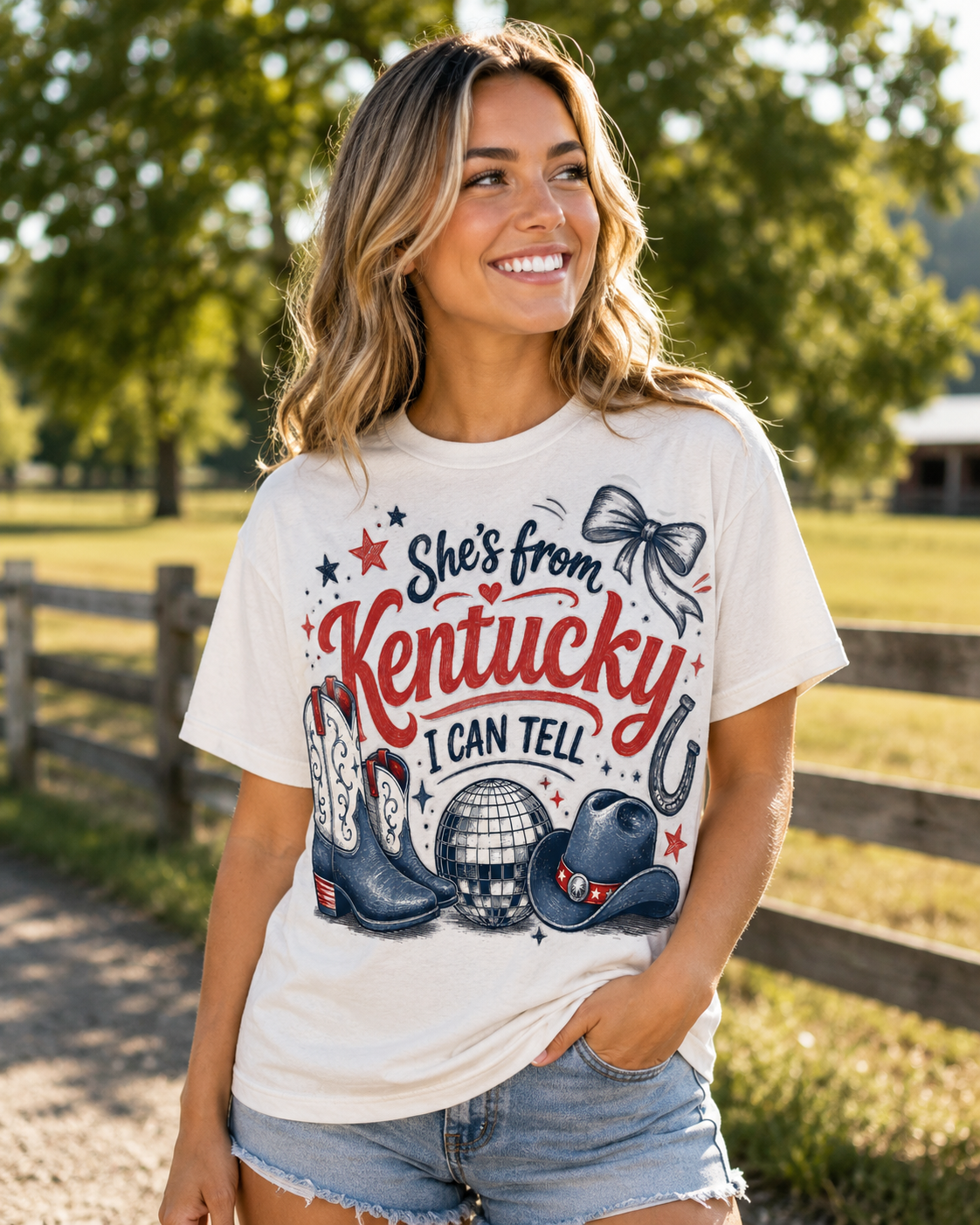 🤠 She's From Kentucky, I Can Tell Graphic Tee 🤠