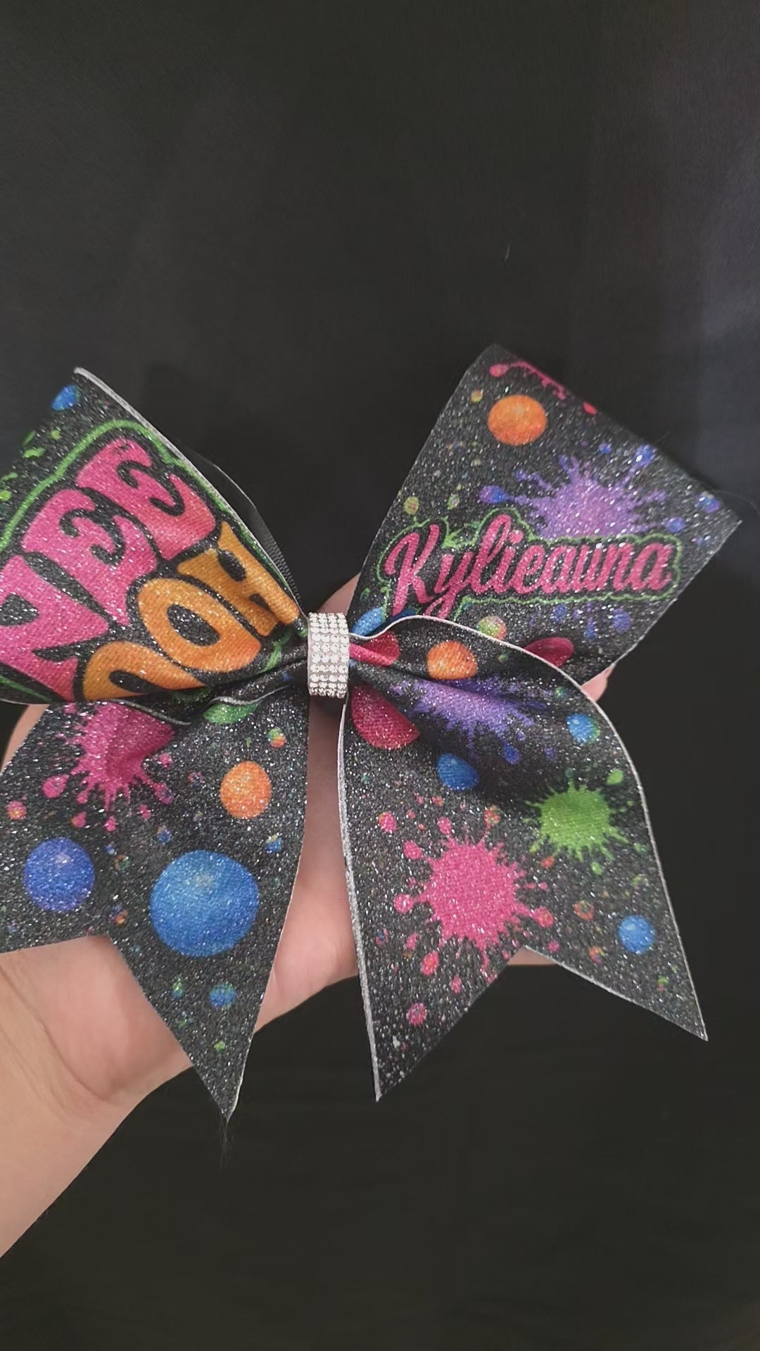 SQUISHY Bow 💚💙🧡