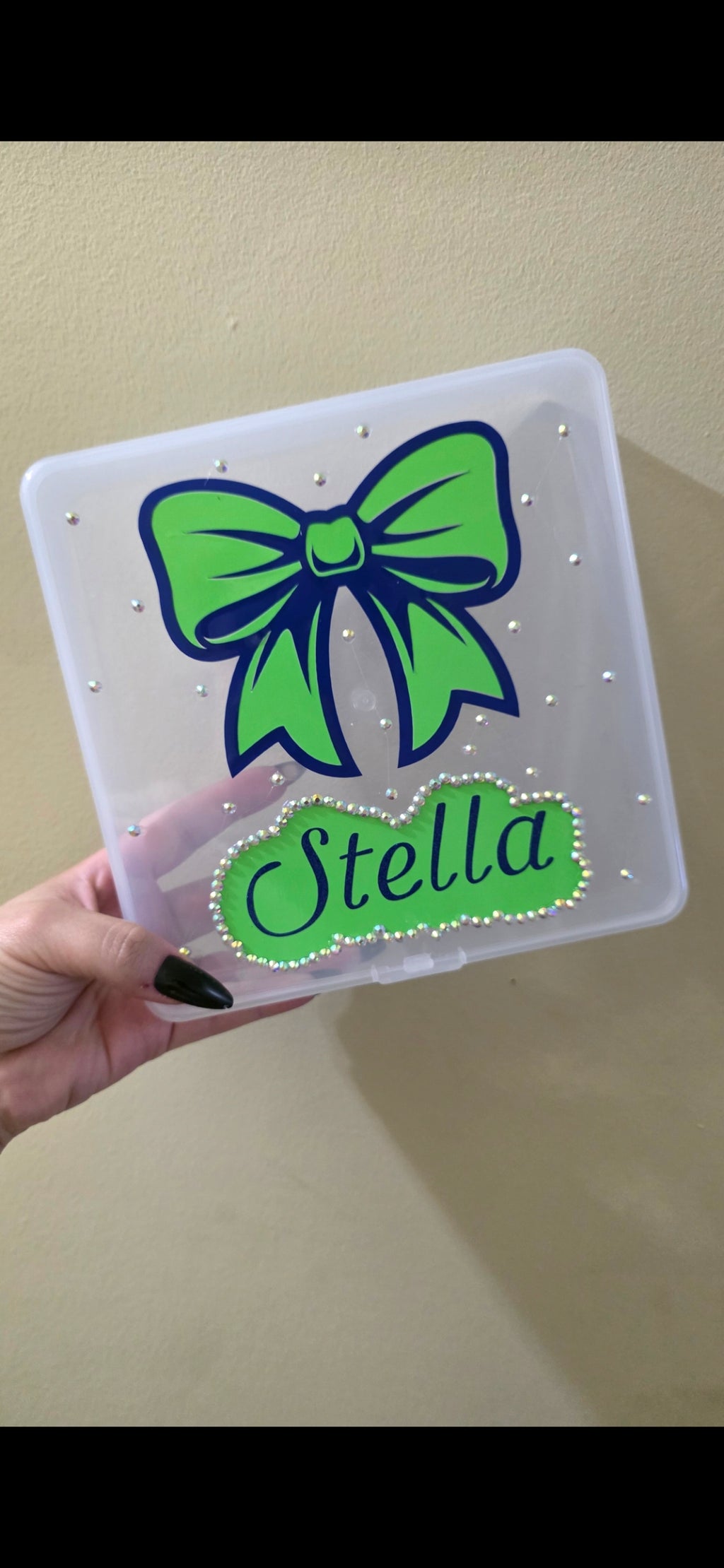 Personalized Keepsake Bow box